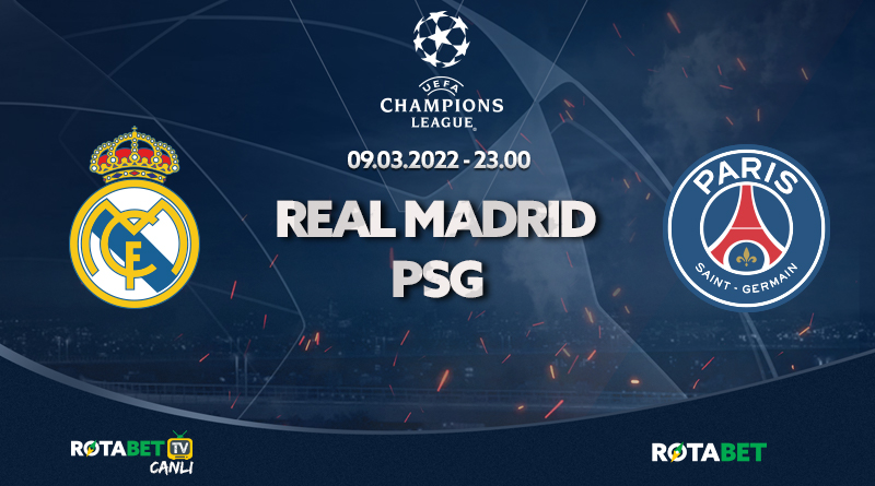 Real Madrid-PSG Maçı canlı bahis